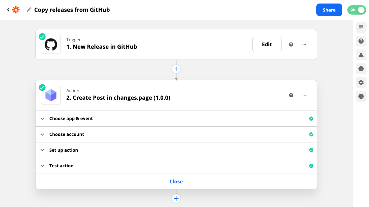 Copy releases from GitHub